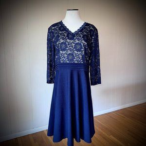 Homeyee Navy Dress